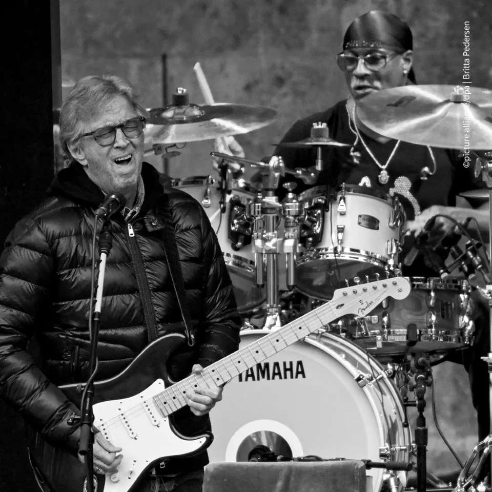 Eric Clapton live auf der Bühne