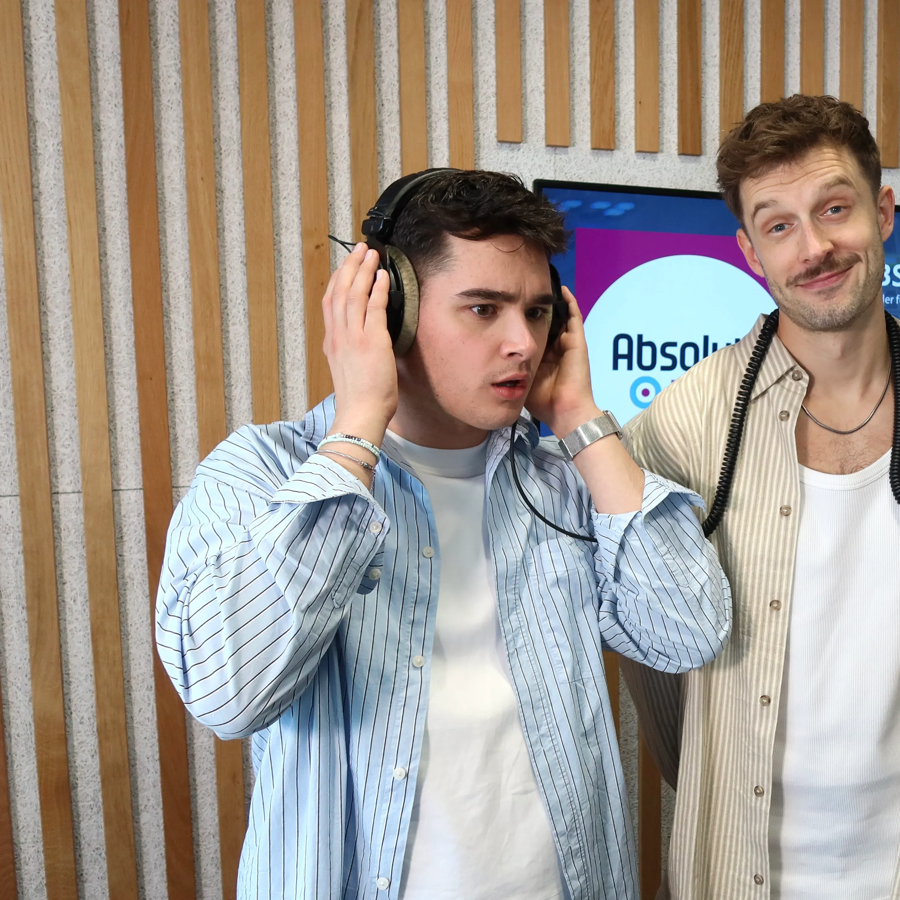 Valentin und Ivo im Studio