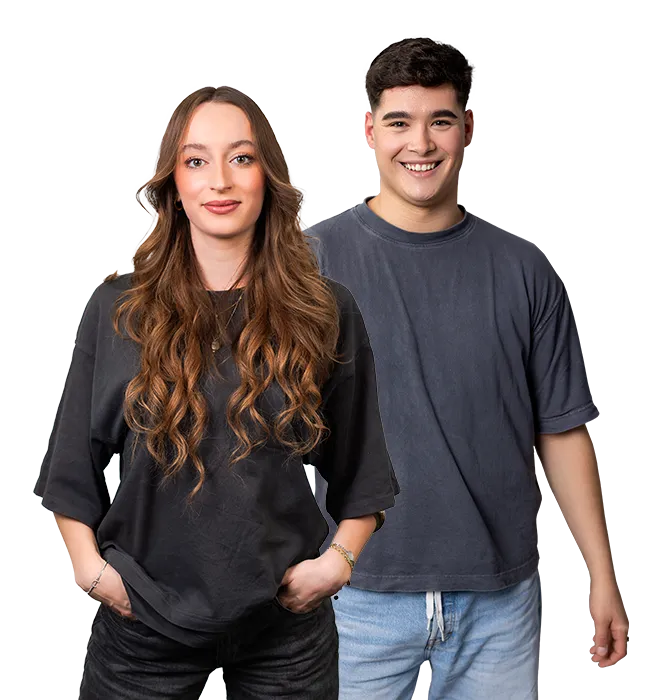 Absolut Hot Moderatoren Marlon und Jana